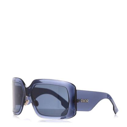 Christian Dior Acetate DiorSo Light 2 Shield Sunglasses Blue 1 of 9