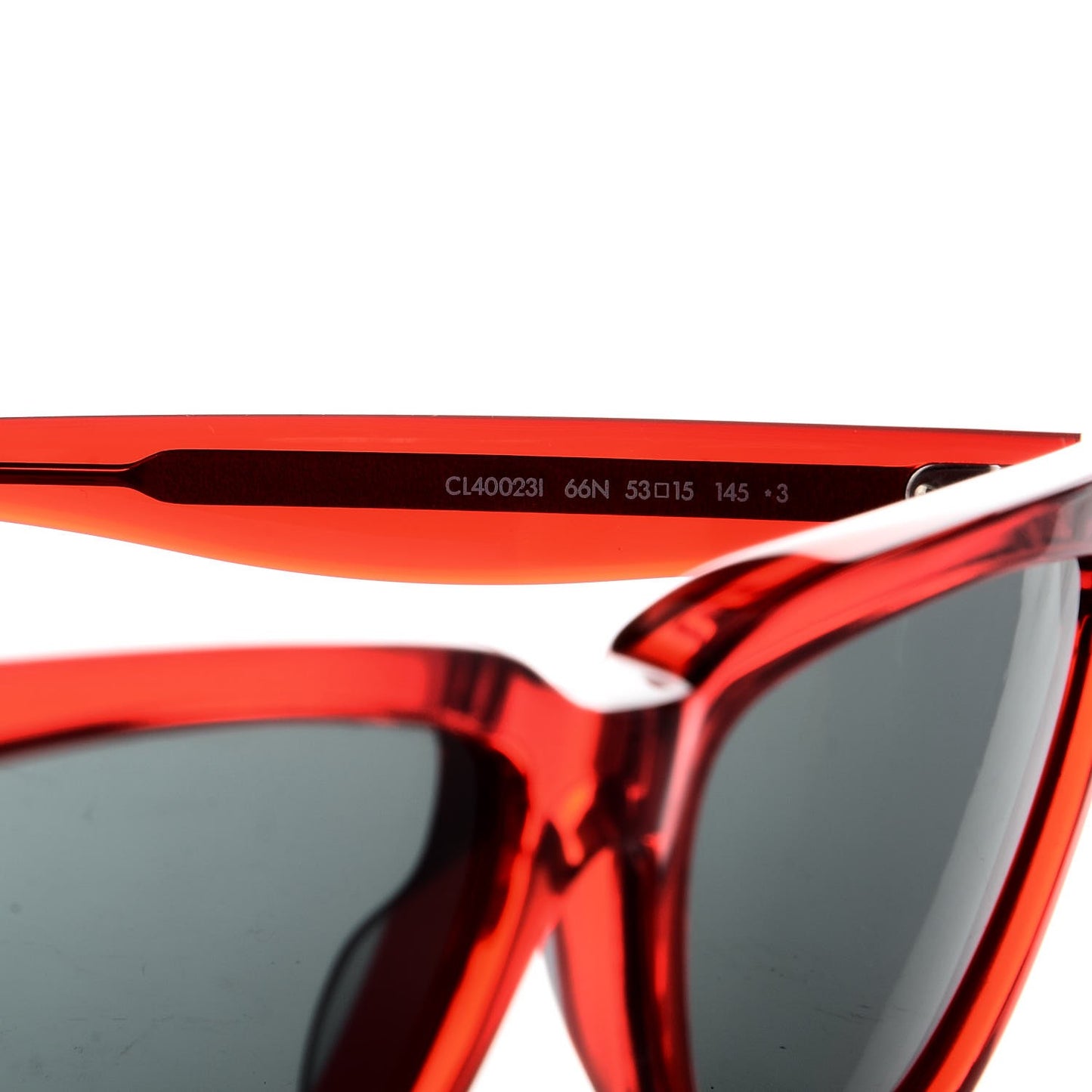 Acetate Cat Eye Sunglasses CL40023I Red