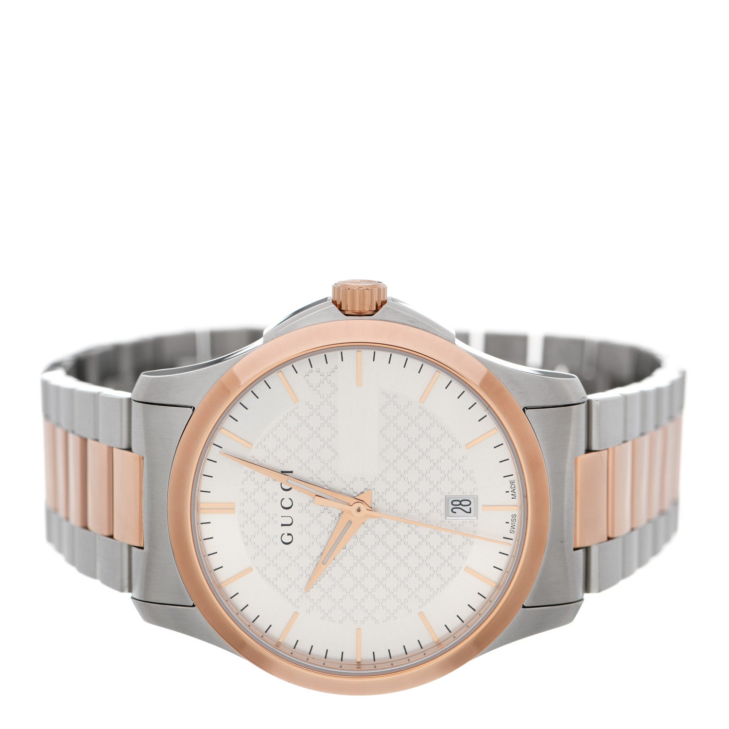 Gucci Stainless Steel 38mm G-Timeless Two Tone Quartz Watch 2 of 5