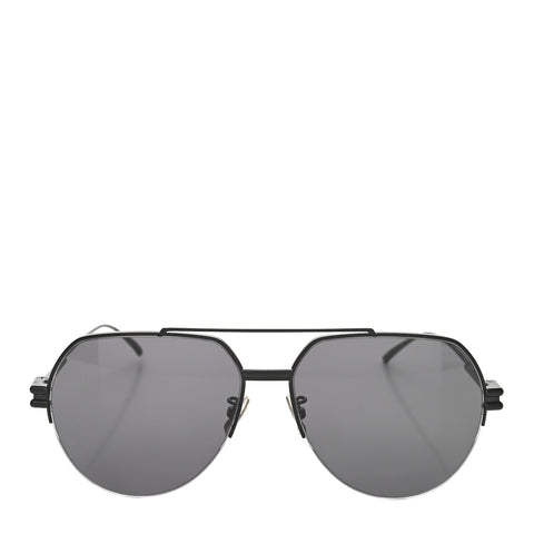 Metal Aviator BV1046S Sunglasses Black