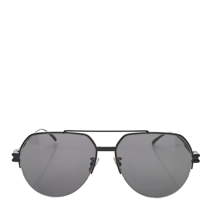 Bottega Veneta Metal Aviator BV1046S Sunglasses Black 2 of 7