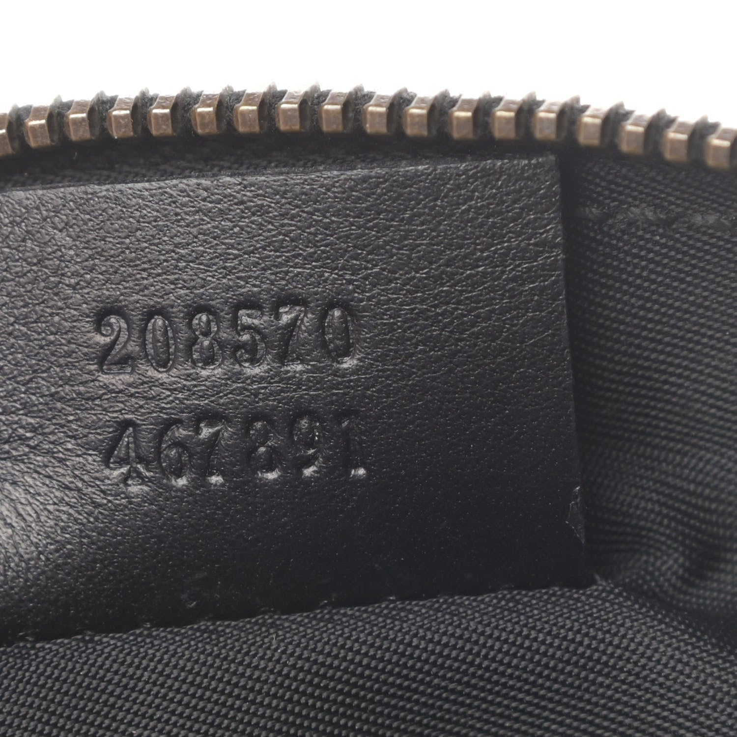 Gucci Guccissima Babouska Wristlet Black 7 of 11