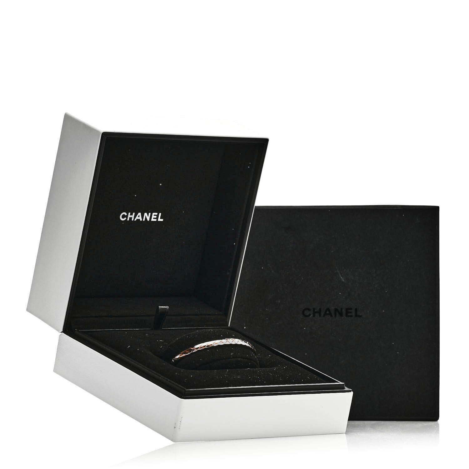Chanel 18K Yellow Gold Mini Coco Crush Bangle Bracelet S 6 of 6