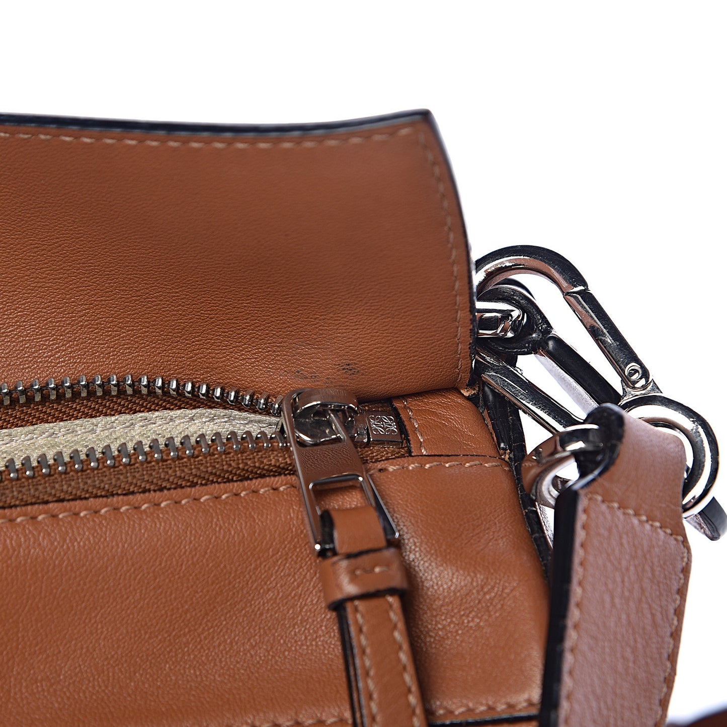 Calfskin Small Puzzle Bag Tan