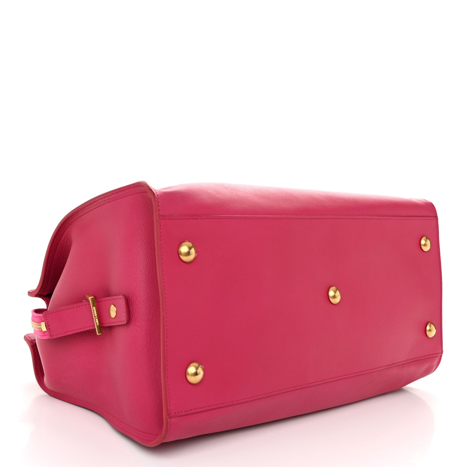 Saint Laurent Calfskin Medium Classic Y Cabas Fuchsia 4 of 12