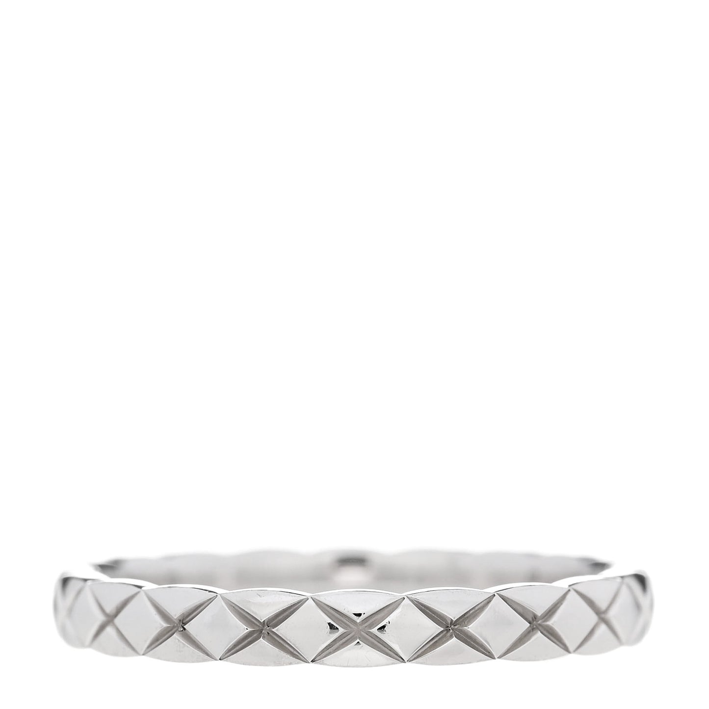 Platinum Mini Coco Crush Ring 58 8.25