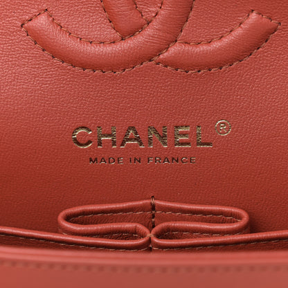 Chanel Lambskin Quilted Small Double Flap Brown 5 of 10