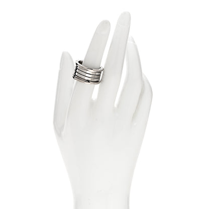 Bulgari 18K White Gold B.Zero1 Four-Band Ring 57 8 2 of 5