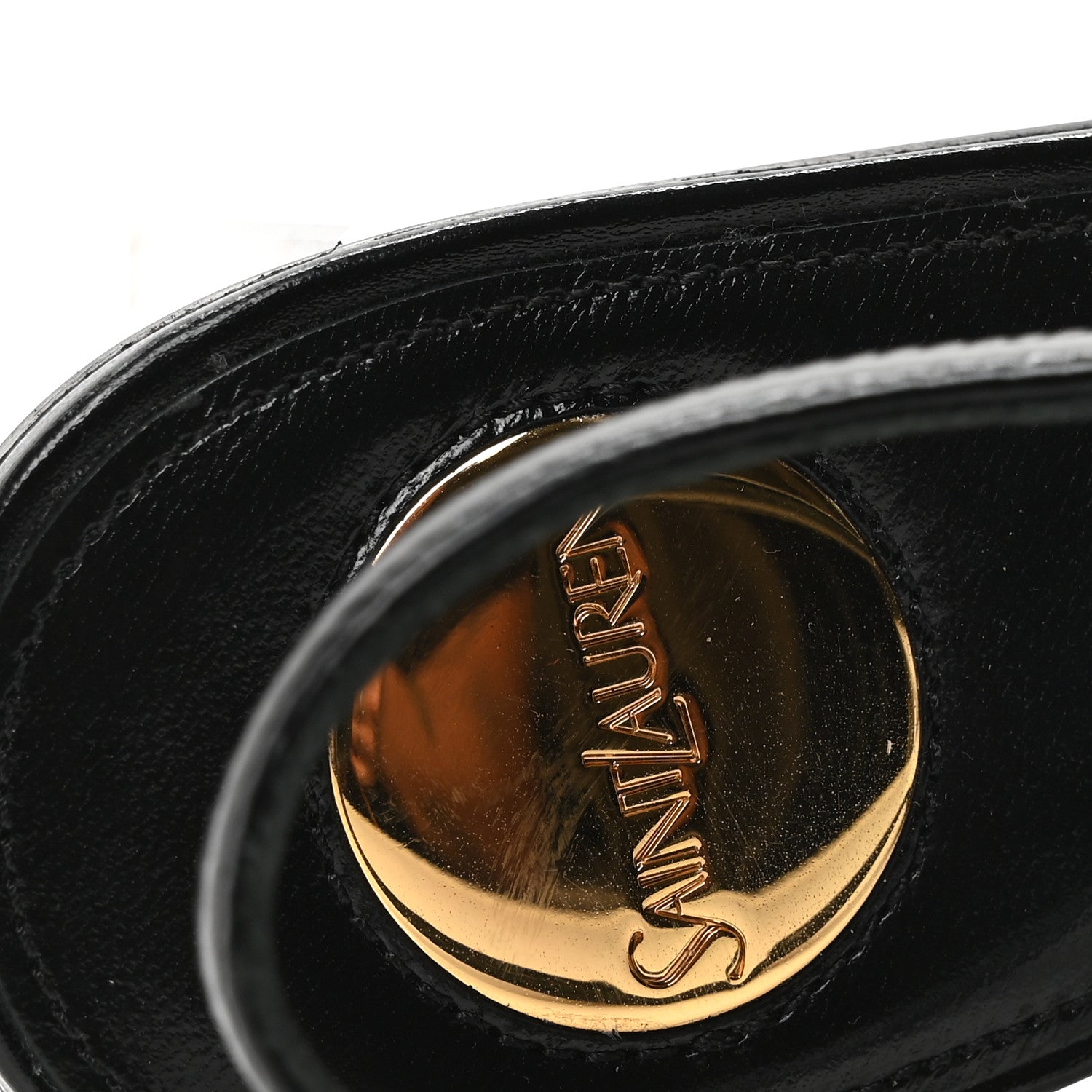 Saint Laurent Nappa Babylone Slingback Flats 36.5 Black 8 of 8