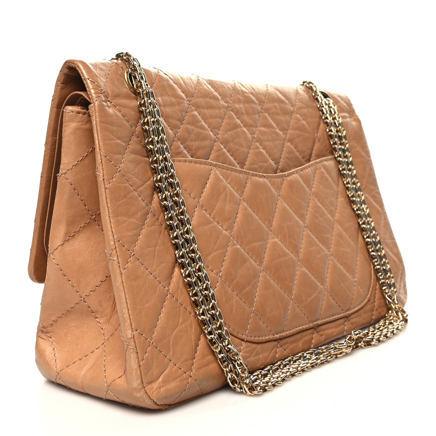 Chanel Aged Calfskin Quilted 2.55 Reissue 227 Flap Brown 3 of 14