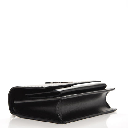 Saint Laurent Calfskin Monogram Sunset Chain Wallet Black 5 of 7