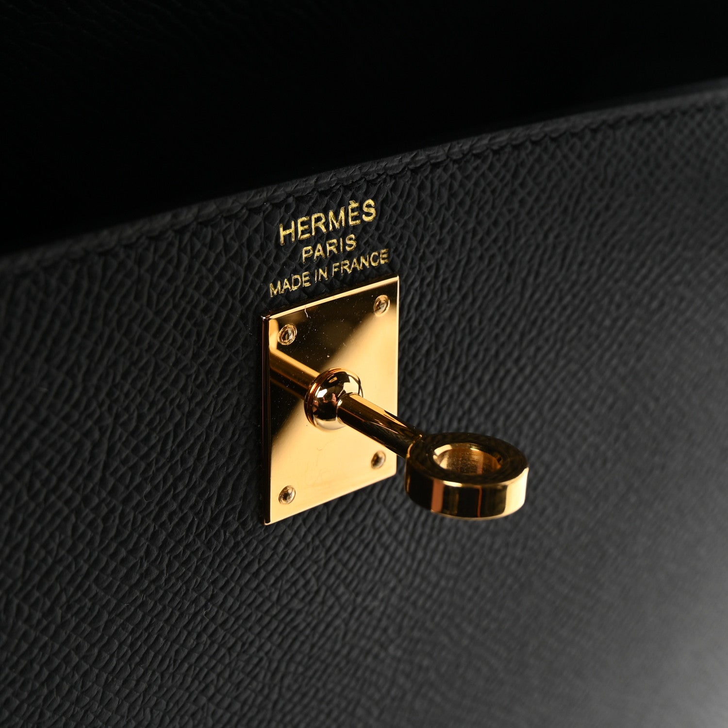 Hermes Epsom Kelly Sellier 25 Black 6 of 10