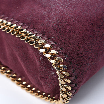 Stella McCartney Shaggy Deer Falabella Fold Over Tote Burgundy 13 of 14