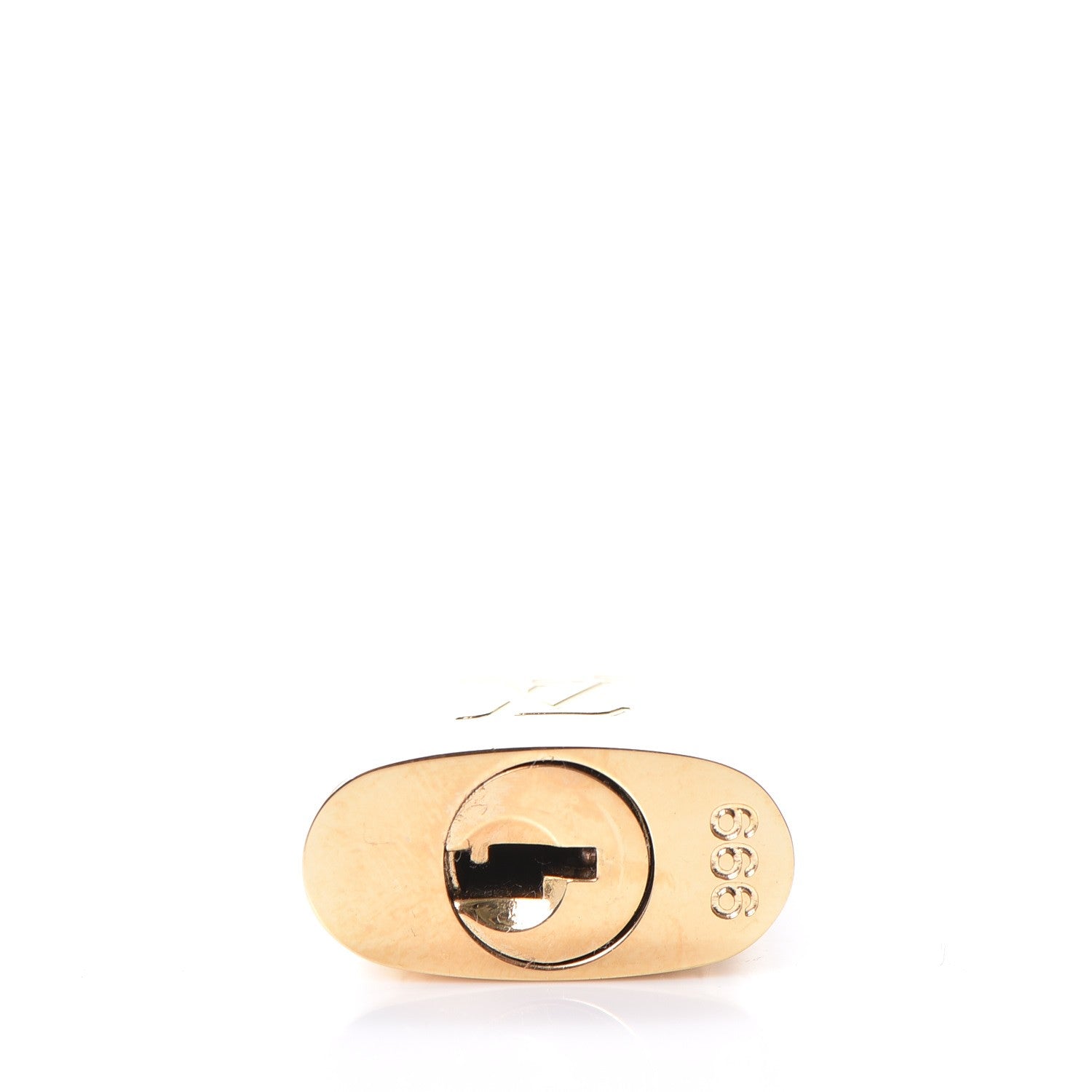 Louis Vuitton Brass Lock and 2 Keys Set #666 4 of 5