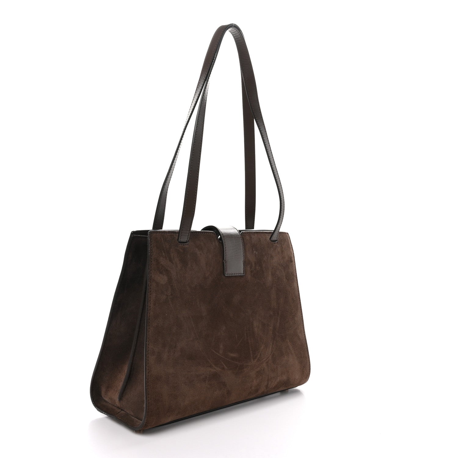 Tom Ford Suede Medium Tara Shoulder Bag Brown 3 of 11