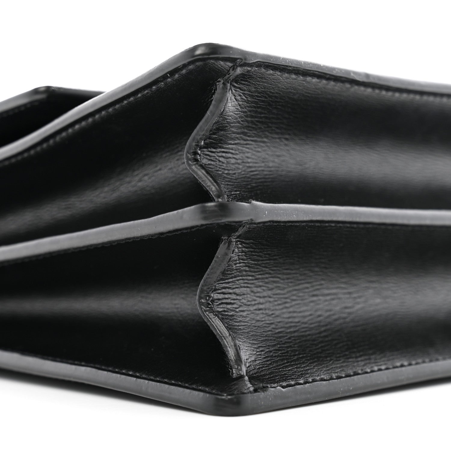 Saint Laurent Calfskin Large Monogram Monochrome Sunset Black 10 of 14