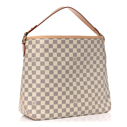 Louis Vuitton Damier Azur Delightful MM Rose Ballerine 3 of 14