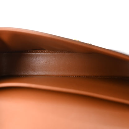 Celine Canvas Calfskin Triomphe Shoulder Bag Tan 5 of 10
