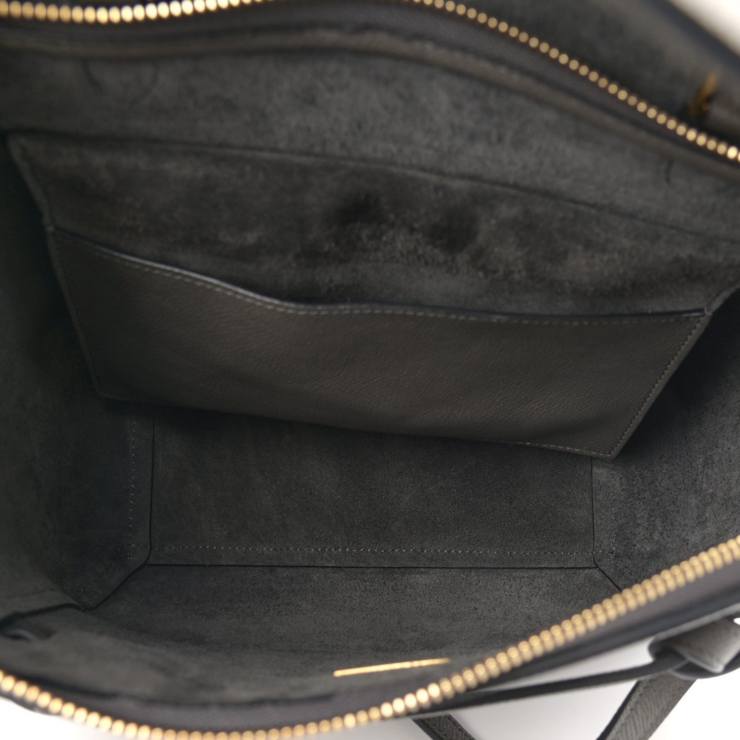Celine Grained Calfskin Micro Belt Bag Grey 4 of 10