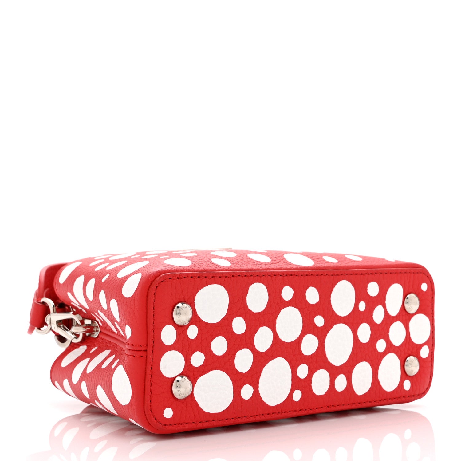 Louis Vuitton LV X YK Taurillon Capucines Mini Red White 4 of 9