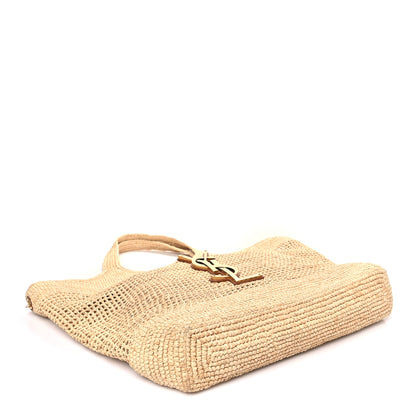 Saint Laurent Raffia Icare Shopping Tote Natural 5 of 10