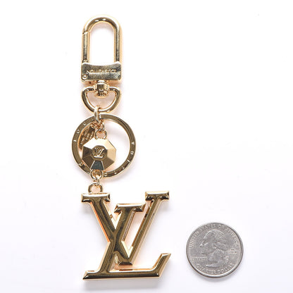 Louis Vuitton LV Facettes Bag Charm Key Holder Gold 2 of 6