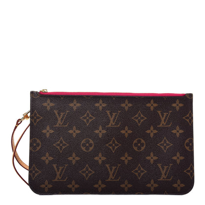 Louis Vuitton Monogram Neverfull MM GM Pochette Pivoine 1 of 14