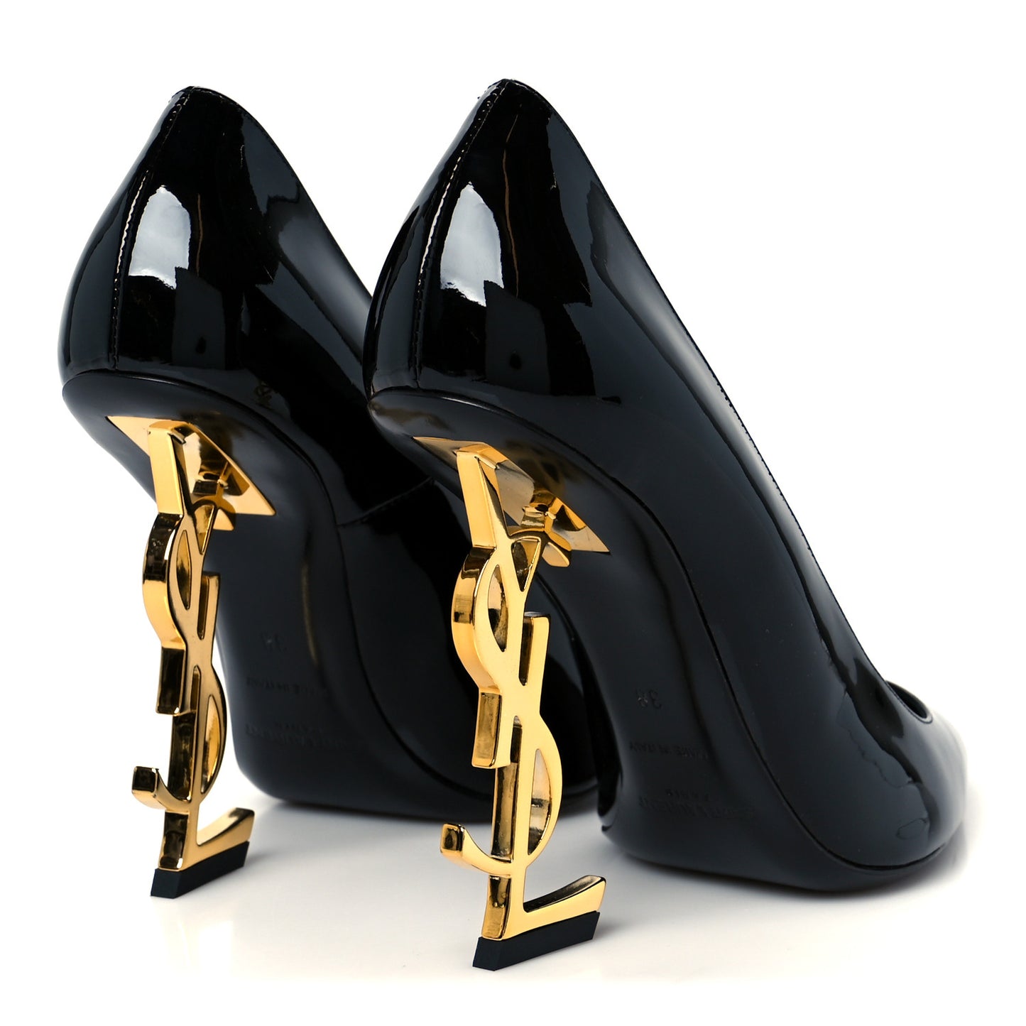 Patent Opyum 110 Pumps 38 Black Gold