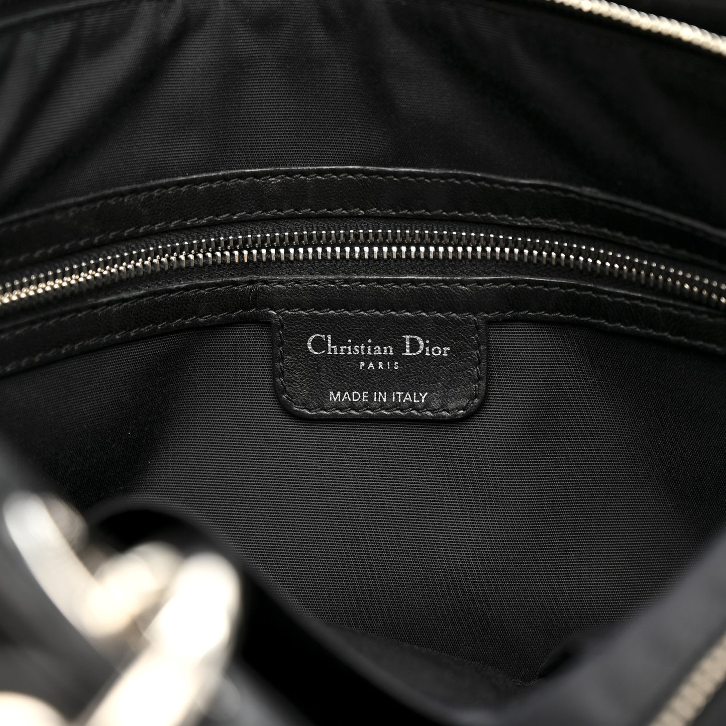 Lambskin Cannage Medium Granville Tote Black