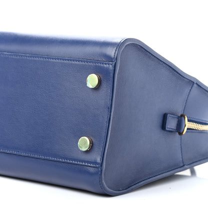 Saint Laurent Calfskin Small Monogram Cabas Blue Majorelle 8 of 8