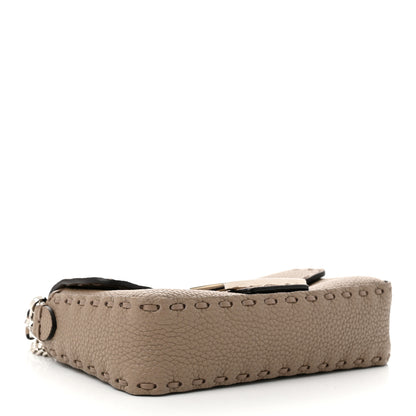 Fendi Cuoio Roma Sellerissima Nappa Sintetica Tape Stitch Mini Baguette Corda 4 of 10