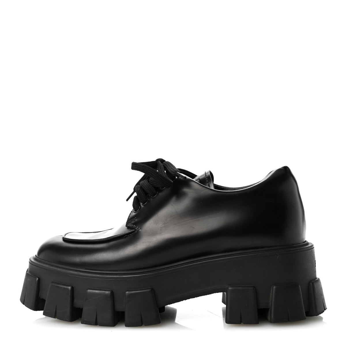Spazzolato Rois Monolith 55mm Derby Loafers 36.5 Black