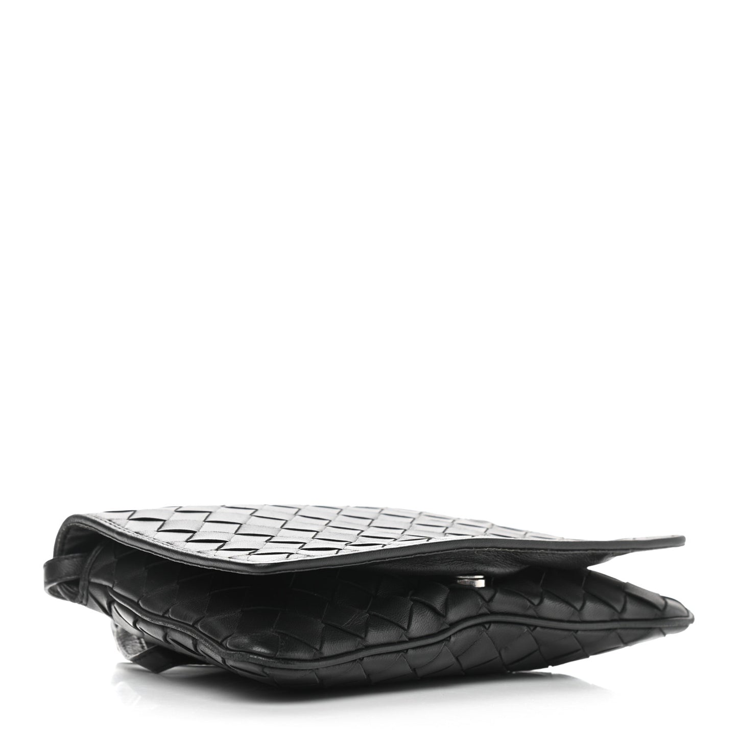 Nappa Intrecciato Crossbody Black