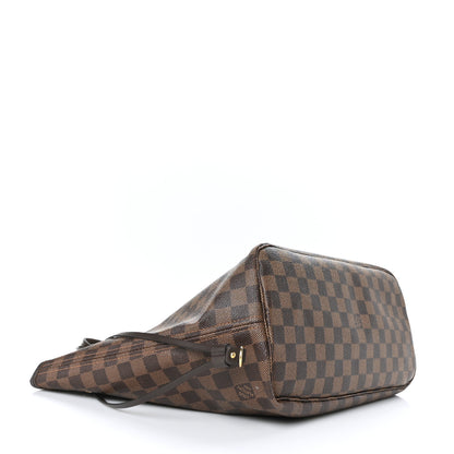 Louis Vuitton Damier Ebene Neo Neverfull MM Rose Ballerine 4 of 12