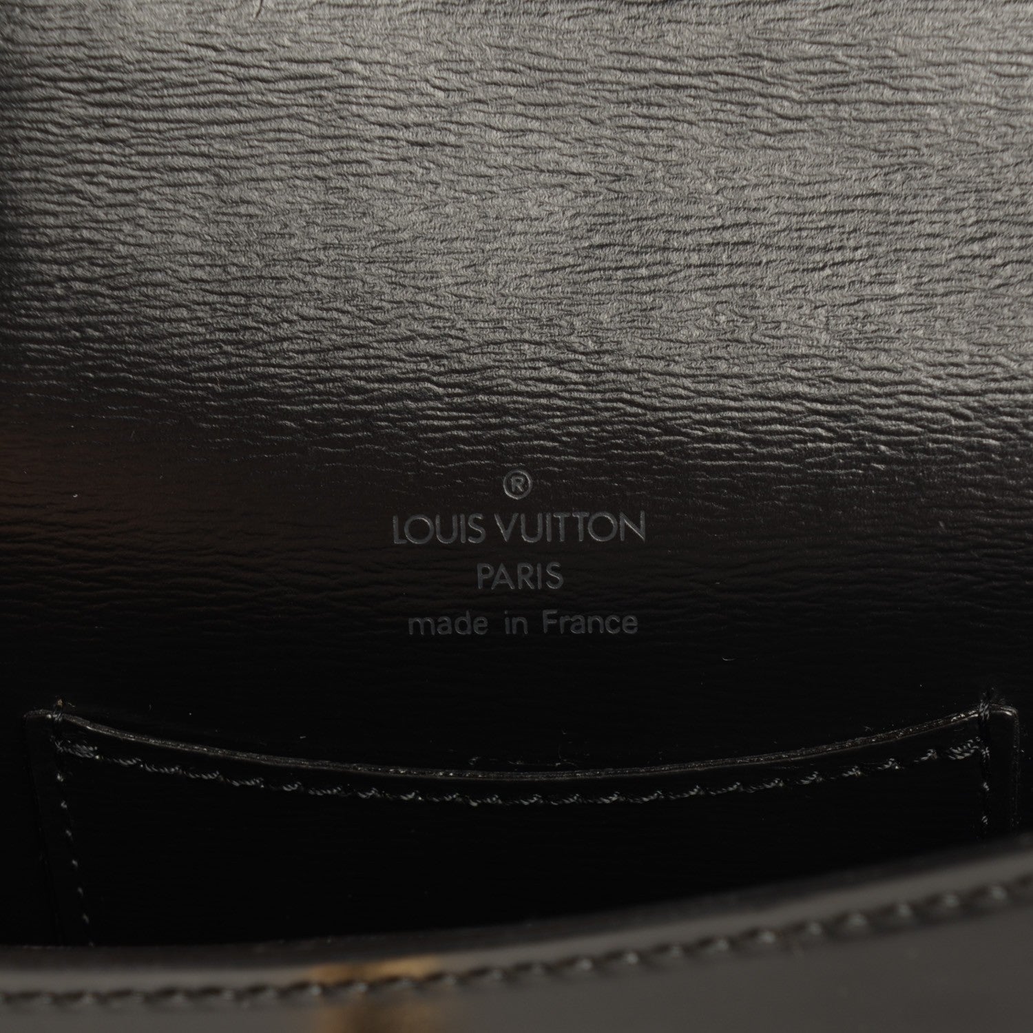 Louis Vuitton Epi Pochette Presbourg Black 6 of 7