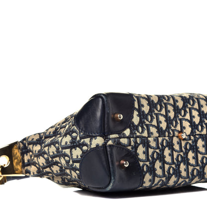 Christian Dior Monogram Shoulder Bag Blue 8 of 9