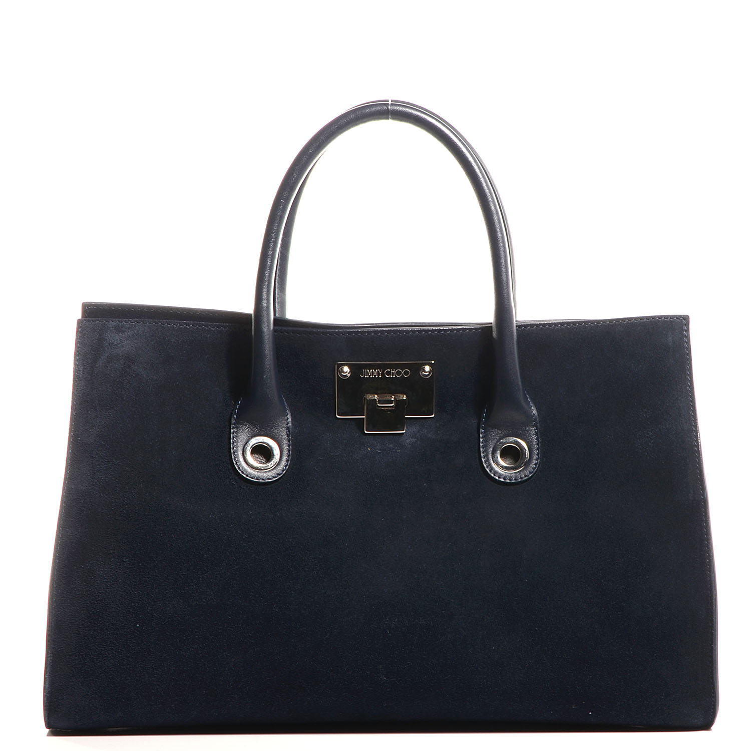 Jimmy Choo Suede Riley Tote Black 1 of 8