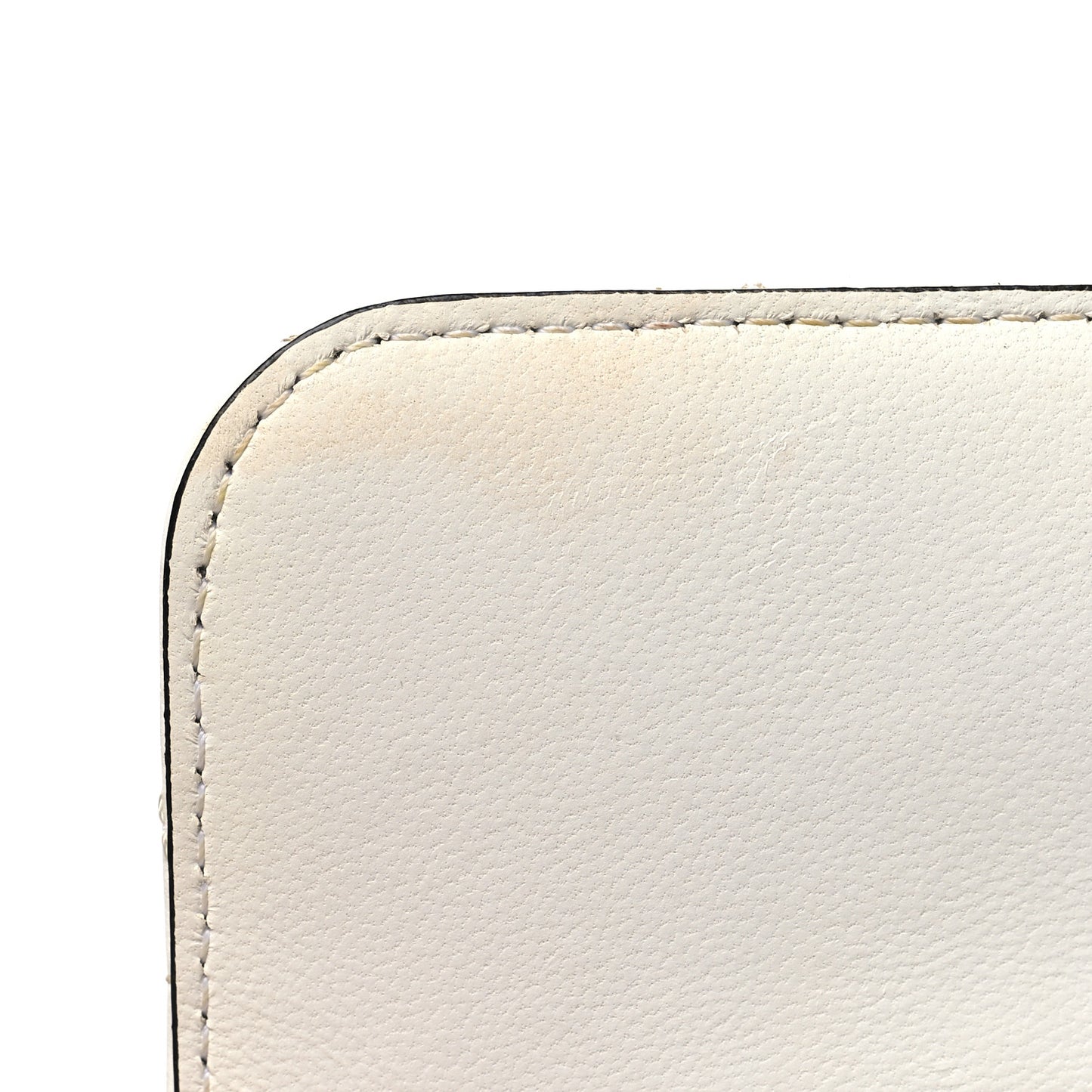 Nappa Quilted Virtus Evening Bag White