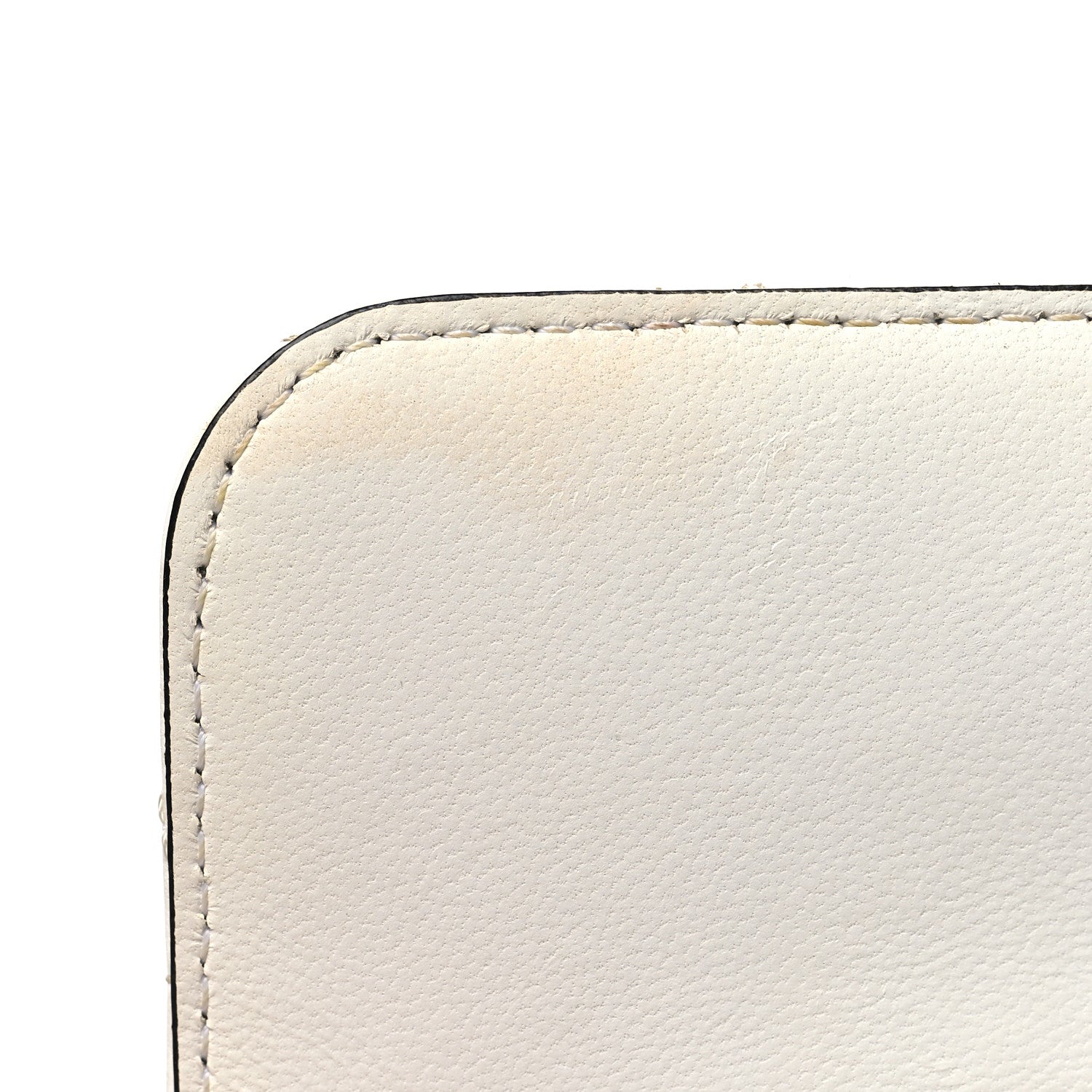 Versace Nappa Quilted Virtus Evening Bag White 12 of 12