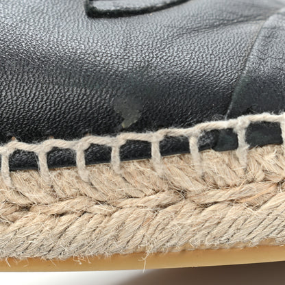 Chanel Lambskin CC Espadrilles 38 Black 15 of 15