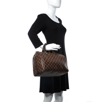Louis Vuitton Damier Ebene Speedy Bandouliere 30 2 of 8