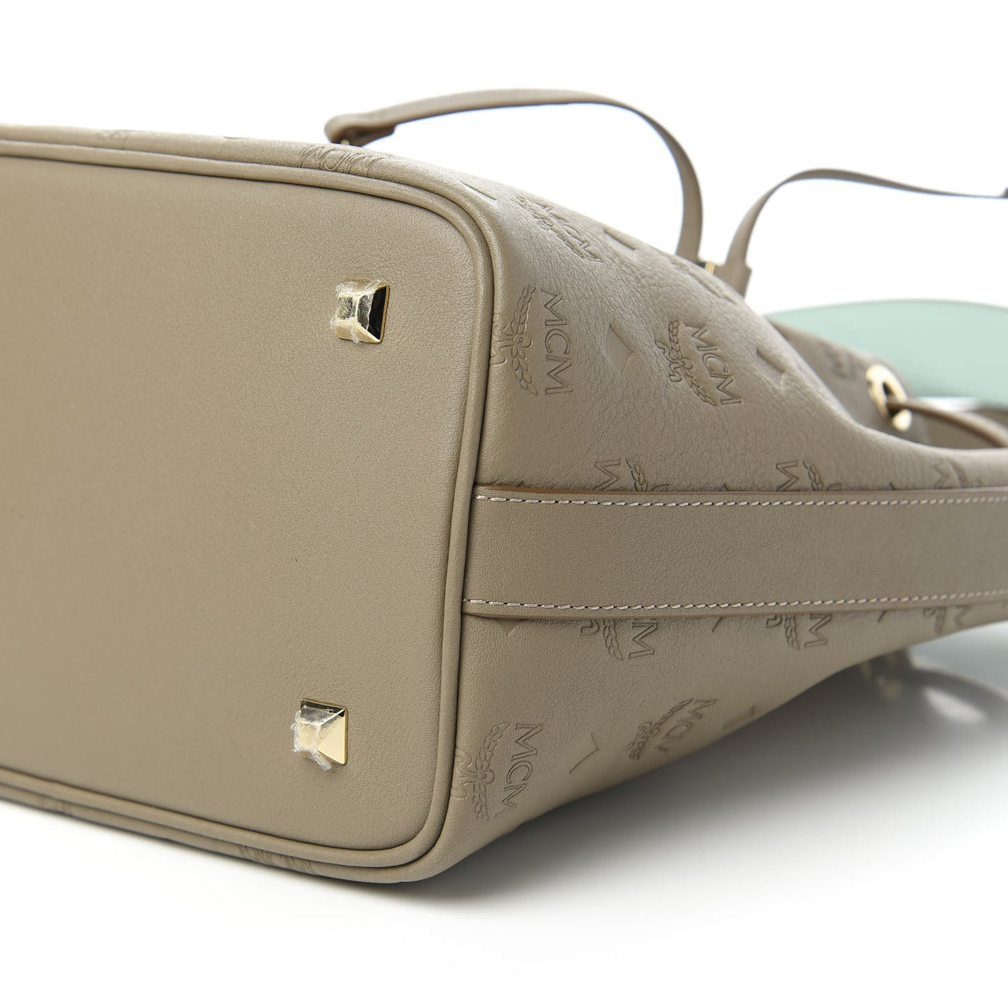 Calfskin Ottomar Monogram Small Essential Bucket Urban Taupe