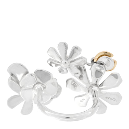 Tiffany Sterling Silver 18K Yellow Gold Return to Tiffany Love Bugs Ring 54 7 3 of 5