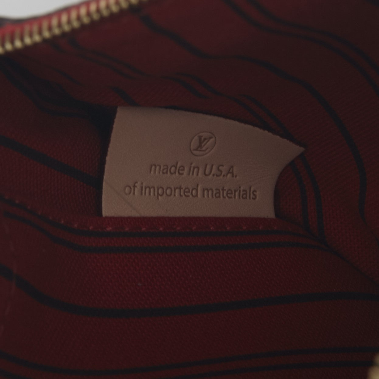 Monogram Neverfull MM GM Pochette Cherry