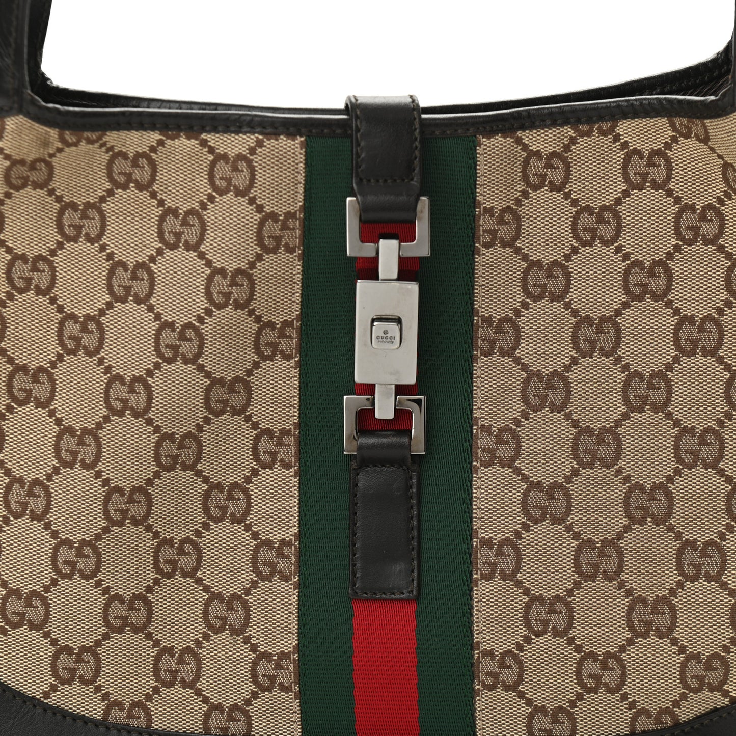 Monogram Web Jackie O Hobo Dark Brown