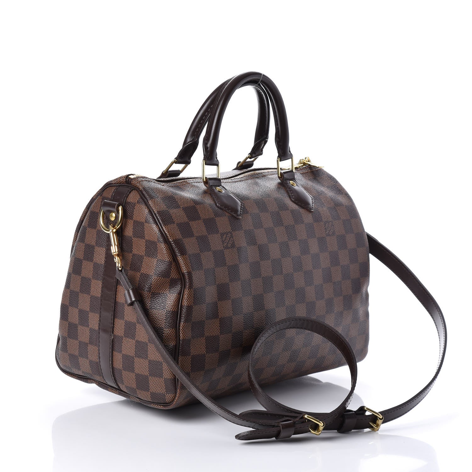 Louis Vuitton Damier Ebene Speedy Bandouliere 30 3 of 9