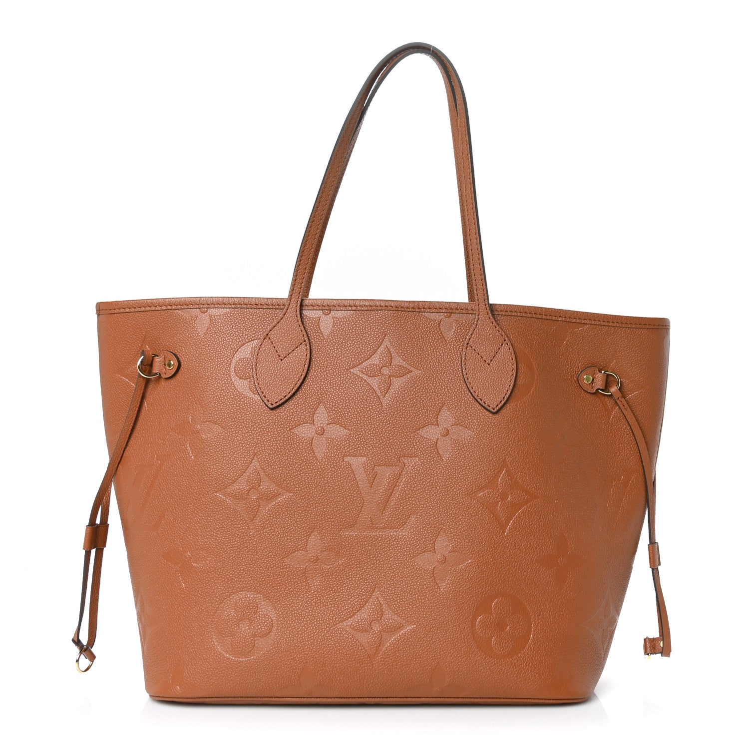 Louis Vuitton Empreinte Monogram Giant Neverfull MM Cognac 1 of 9