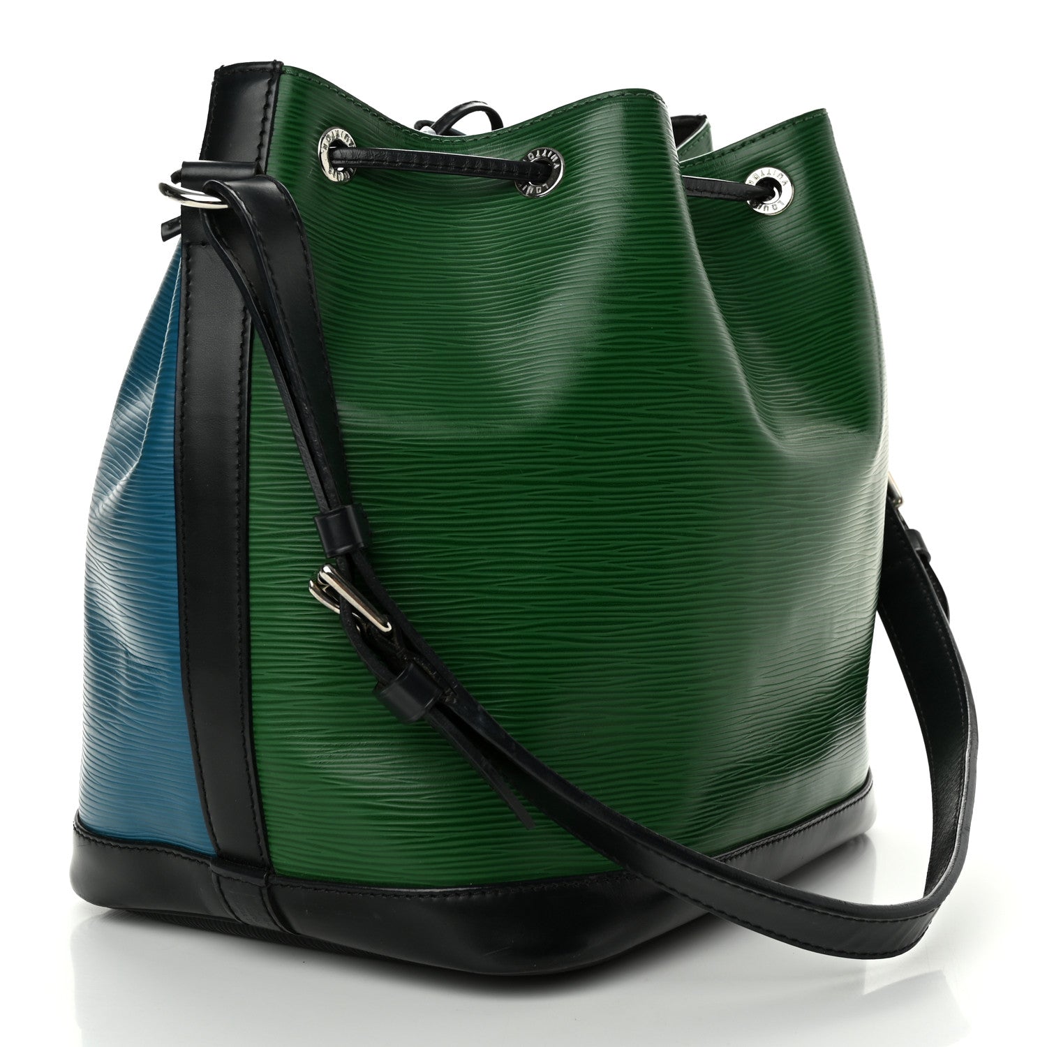 Louis Vuitton Epi Tri-Color Petit Noe Cyan 3 of 12