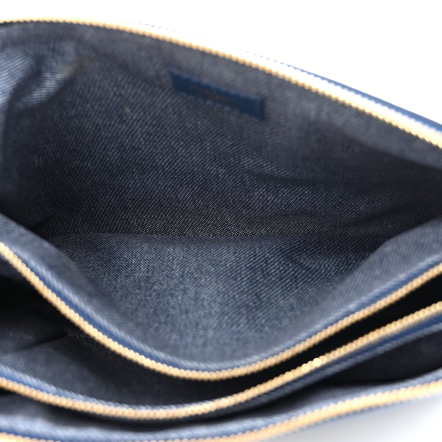 Louis Vuitton Lambskin Embossed Monogram Coussin PM Denim Blue 5 of 12