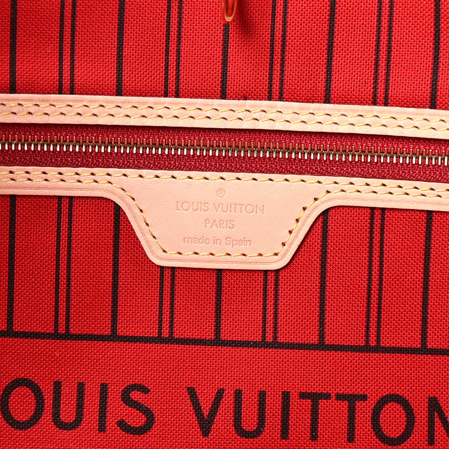 Louis Vuitton Monogram Neo Neverfull MM Cherry 7 of 9